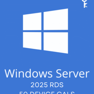 Windows Server 2025 Remote Desktop Services - 50 Device CALs Certificate - All Good Keys